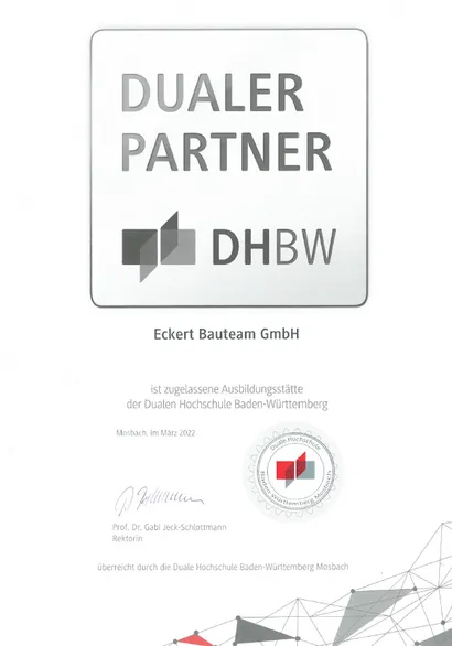 Ausbildung im Handwerk bei Eckert Bauteam